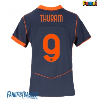 Inter Milan Marcus Thuram #9 Tricou Fotbal Replică 2025-26 Femei Treilea